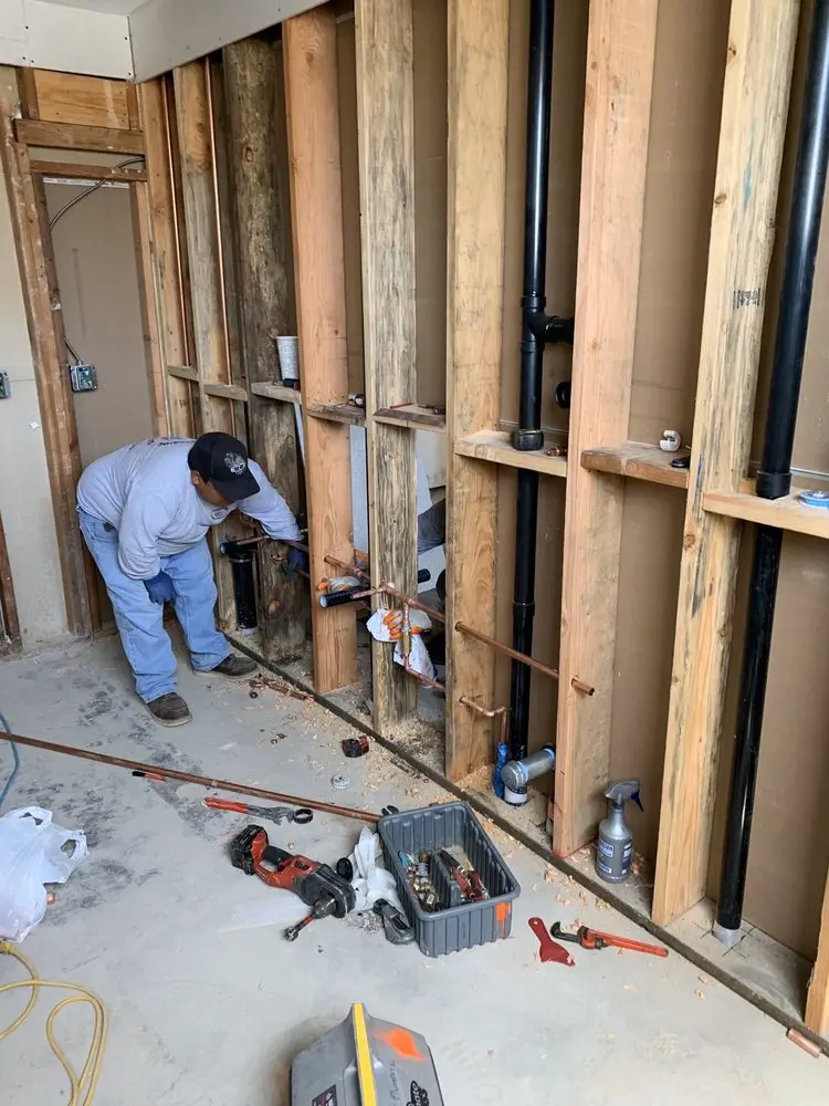 Commercial rough-in plumbing for Water Heater Replacement in Tooele